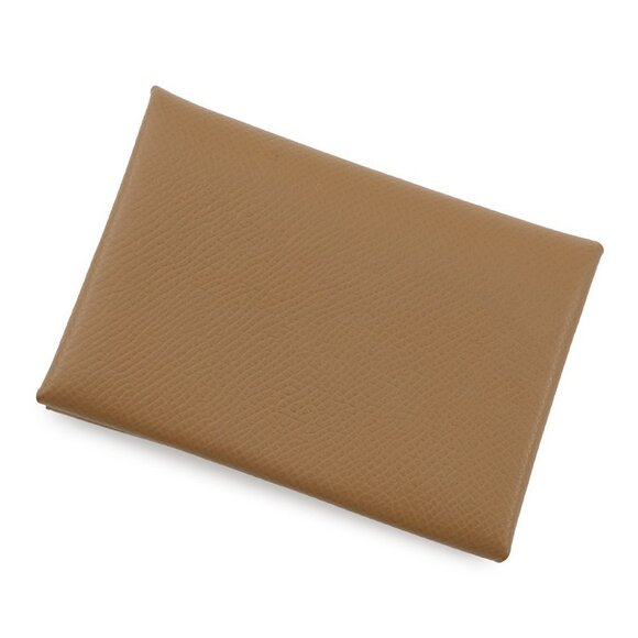 HERMES Calvi Duo Verso Epsom Gold/Vert fizz - Picture 2 of 11